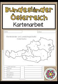Bundeslander Und Landeshauptstadte Osterreichs Kartenarbeit Unterrichtsmaterial In Den Fachern Erdkunde Sachunterricht In 2020 Bundesland Sachunterricht Grundschule Unterrichtsmaterial