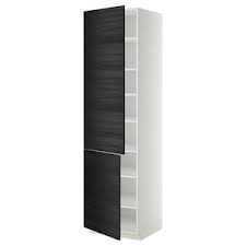 Metod High Cabinet With Shelves 2 Doors White Ringhult White Ikea Plastic Hinges Kitchen Fittings Ikea