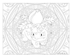Animal coloring pages for adults. Free Printable Pokemon Coloring Page Ivysaur Visit Our Page For More Coloring Coloring Fun For Pokemon Coloring Pages Pokemon Coloring Mandala Coloring Pages