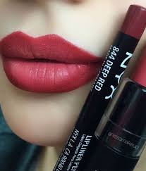 карандаш для губ Nyx Professional Makeup Slim Lip Pencil Nyx Slim Lip Liner X27 Deep Red X27 Color X3a Spl844 Is A Gorgeous Red Best Lipsticks Lip Colors Lip Liner