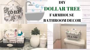 This black & white small bathroom makeover takes an outdated space and turns it into a. Diy Bathroom Decor Dollar Tree Diys Farmhouse Bathroom Decor Youtube