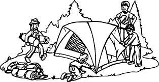Nice Tent Camping Coloring Page Camping Coloring Pages Coloring Pages Coloring For Kids
