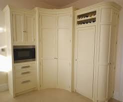 Corner To Hide Boiler Curved Kitchen Kitchen Concepts Kitchen Larder