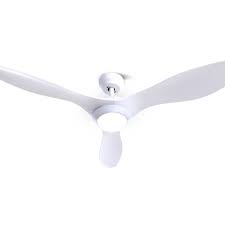 52 Dc Motor Ceiling Fan With Led Light With Remote 8h Timer Reverse Mode 5 Speeds White Ceiling Fan Ceiling Fan With Light 52 Ceiling Fan
