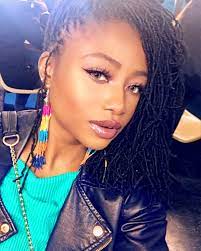 Image May Contain 1 Person Closeup Hair Styles Locs Hairstyles Short Curly Hair