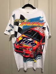 Expect to find mostly nascar branded graphics along with a smaller percentage of other racing sports such as monster trucks and moto cross. Vintage 90s Tide Ricky Rudd Nascar Graphic Tshirt Ricky Rudd Etsy Tees Cotton Tee Vintage