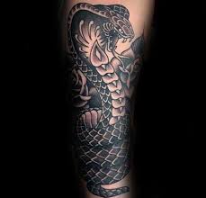 Classic black tribal snake tattoo stencil. Top 91 Cobra Tattoo Ideas 2021 Inspiration Guide