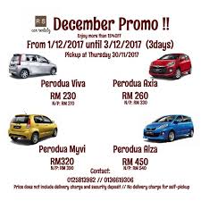 Find almost anything for sale in malaysia on mudah.my, malaysia's largest marketplace. Perodua Viva Axia Myvi And Alza For Rent Special Promos Cars Vehicle Rentals On Carousell