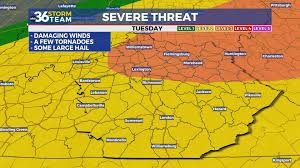 Severe weather potential ramps up into Tuesday