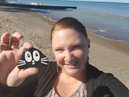 Found a rock to inspire my rock painting