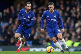The chelsea forward came on as a substitute in the 66th minute with the london club leading manchester city. Higuain And Hazard Can Strike At Heart Of City