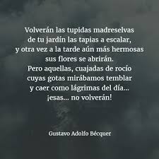 Los Mejores Poemas De Gustavo Adolfo Becquer Versos Poemas Versos Citas De Poesia