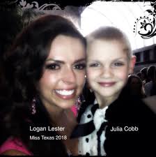 Logan Lester (Miss Texas 2018) "Lolo" knew Julia "JuCan" Cobb when she was  crowned Miss Houston Teen in 2012. They became fast friends and Logan  proved to be a bright spot on