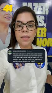 Nós cuidamos das contas da Câmara Municipal sim, só assistir e conferir.,  Se você quer uma gestão eficiente e responsável com cada centavo do  orçamento, vamos de 4️⃣4️⃣ no domingo!, #SandydePaula ...
