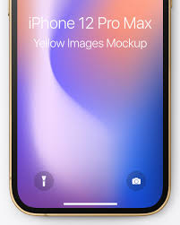 Make iphone mockups in seconds! Apple Iphone 12 Pro Max Gold Mockup In Device Mockups On Yellow Images Object Mockups