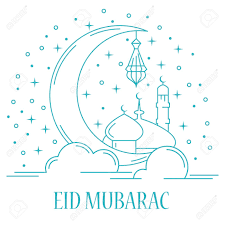 Eid ul fitr stock illustrations Eid Mubarak Greeting Card Template Vector Illustration Royalty Free Cliparts Vectors And Stock Illustration Image 98180425