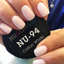 Soft White Pale Pink Hue Nail Color Dip Powder Dip Nail