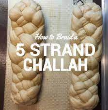 How To Braid A 5 Strand Challah Challah Kosher Recipes Kosher Cooking