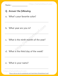 Answer The Questions Worksheets For 3rd Grade Your Home Teacher