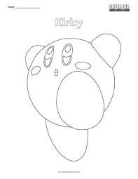 Practice math while you color with multiplication and division pixel art coloring pages of your favorite video game characters. Kirby Nintendo Coloring Cool Coloring Pages Cute Cartoon Characters Kirby Nintendo