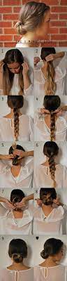 Thick and lengthy tresses can be plaited into some fabulous chunky dutch braids. 20 Gorgeous 5 Minute Hairstyles To Save You Some Snooze Time 5 Minute Hairstyles Hair Styles Medium Hair Styles