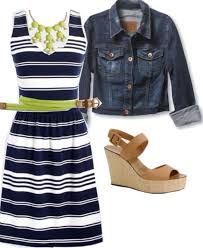 Navy And Lime Clothes Fashion Outfits Stitch Fix Outfits