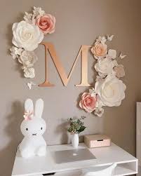 47 Pretty Flower Wall Decor Ideas That So Creative In 2020 Paper Flower Decor Flower Wall Decor Paper Flower Wall