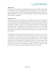 Bangladeshi taka exchange rates and currency conversion. Assignment On Impact Of Exchange Rate On Foreign Trade Fixed Exchange Rate System Exchange Rate