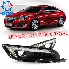 2pcs Set Freeshipping Led Car Drl Daytime Running Lights Led Drl Light For Buick Regal 2013 2014 2015 Buick Regal Car Lights Car