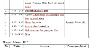 Check spelling or type a new query. Proposal Kegiatan Latihan Dasar Kepemimpinan Siswa Ldk Osis Smk Al Irsyad Tegal Tahun 2017 Guru Pendidikan