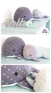 Diy Fabric Whale Plush Free Sew Patterns Big Size Whale Plush Plush Pattern Sewing Stuffed Animals