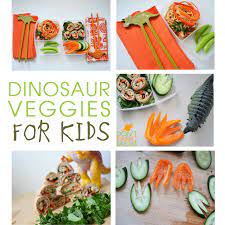 Dinosaur Veggies For Kids Recipe Veggies Healthy Recipes Kids Meals