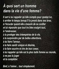 A Quoi Sert Un Homme Paroles Sur L Amour Citation Citation Mari