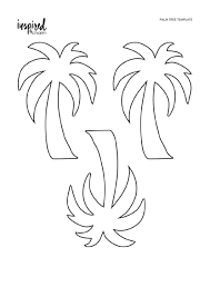 A smaller tree pattern is usually used for activities like counting or coloring for. Palm Tree Template Printable Pdf Download