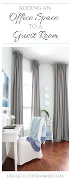 Discover inspiration for your coastal home office design with ideas for decor, storage and furniture. Adding An Office Space To A Guest Room House Full Of Summer Coastal Home Lifestyle