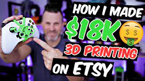 How to make money with a cheap 3d printer. How I Made 18k 3d Printing On Etsy 4 Tips To Get Started Youtube