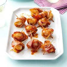 Bacon Water Chestnut Wraps Recipe Bacon Wrapped Cheese Holiday Party Snacks Snacks