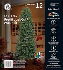 Check spelling or type a new query. 17116 Ge Just Cut Aspen Fir 7 5 Ft Color Effects Led 400ct 7mm Lights Rgb Holiday Lighting Support