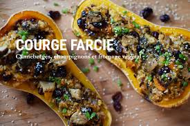 15 recettes de courges butternut farcies • hellocoton. Courge Butternut Farcie Recette Vegan Champignon Canneberges Rue De L Industrie