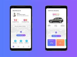 Vehicle Fleet Management App Mobile App Design Fleet App Design