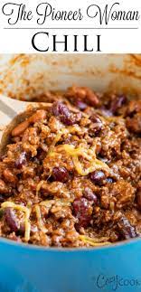 Cook over medium heat until browned. The Pioneer Woman Chili Best Chili Recipe Recipes Food