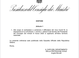 Permette a conte di firmare un dpcm che duri fino a 50 giorni (ora il limite è 30) e quindi di fissare la scadenza del. Coronavirus 14 I Morti In Piemonte Nuovo Decreto Del Governo Prescrizioni Per Tutta Italia Il Piccolo