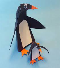 How do you make a penguin out of construction paper? Diy Paper Penguin Winter Craft For Kids S S Blog
