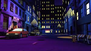 Wolf Among Us 02 Gif 1600 900 Street Background City Cartoon Crop Pictures