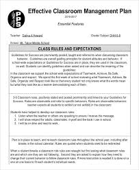 Being a teacher is not always easy; 11 Classroom Management Plan Templates Free Pdf Word Format Download Free Premium Templates