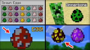 A list of eggs will appear, just make sure not to take the normal egg (the one which a chicken drops every now and again). Minecraft 20 Things You Didn T Know About Spawn Eggs Youtube