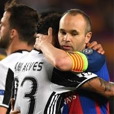 Image result for INiesta bids farewell to barca
