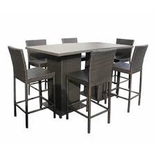 If you want to add extra seating to a dining table, pick a mix of dining chairs and a bench to accommodate a few more guests. Bar Height Patio Sets Wayfair
