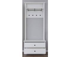 Gota schuhschrank weiß vintage garderobe weiß mit sitzbank landhausstil / hoher schuhschrank / schuhschrank leona 29124 in naturweiß lasiert im landhausstil, massiv. Ø§Ù„ÙØ±Ø§Ø´ Ø¹Ø§Ø± Ù…Ø±ØªØ¨Ø© Garderobenpaneel Landhausstil Weiss Amazon Martinidamen Net