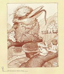 Mrs Kookaburra S Dinner Party Baby Artwork Childrens Books Illustrations Children S Book Illustration